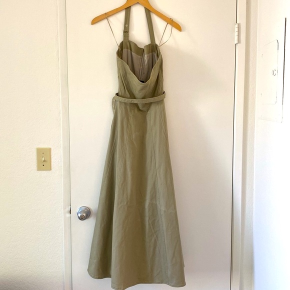 NICHOLAS Delilah Buckle Cotton Blend Twill Halter Dress. Price is firm! - Picture 8 of 16